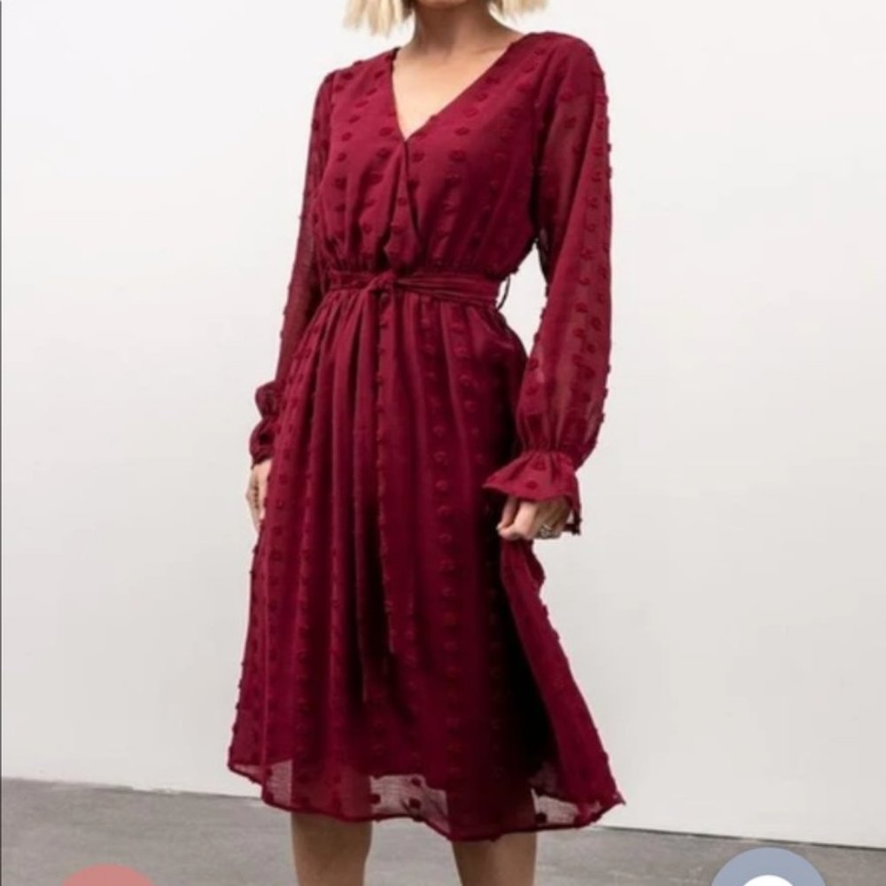 Baltic Born Paisley Dot Midi Dress